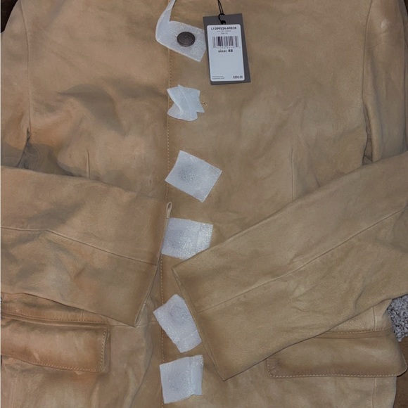 Other - Tan Leather Jacket